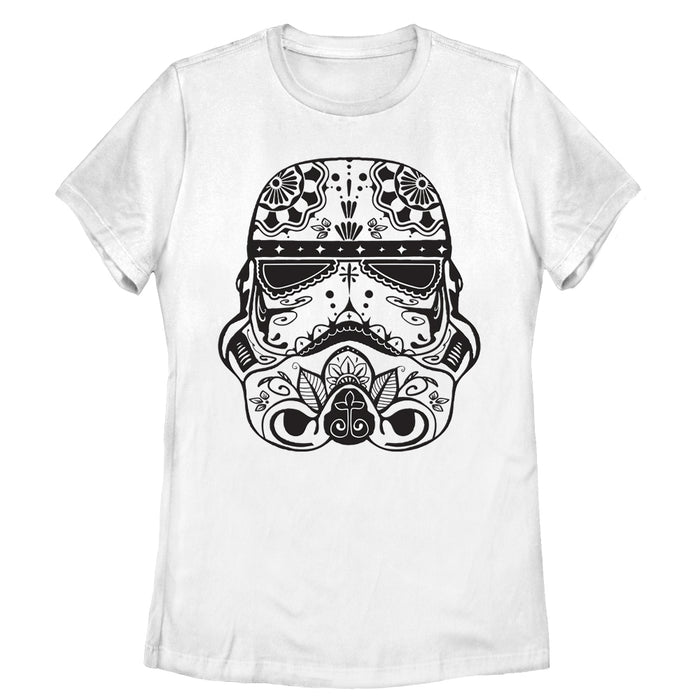 fifth sun Women's Star Wars Ornate Stormtrooper T-Shirt
