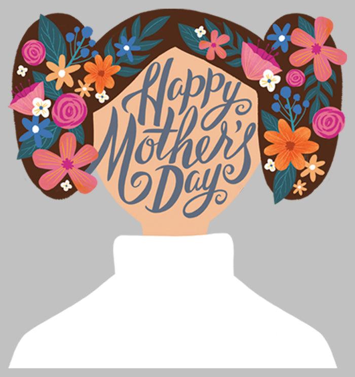 Fifth Sun Women's Star Wars Princess Leia Abstract Happy Mother's Day T-Shirt