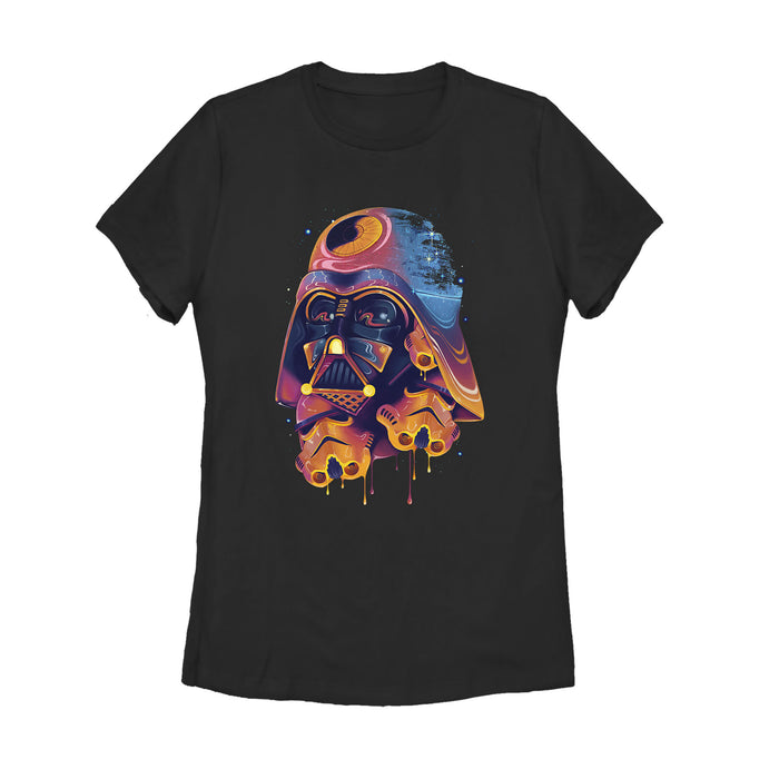 fifth sun Women's Star Wars Psychedelic Darth Vader T-Shirt