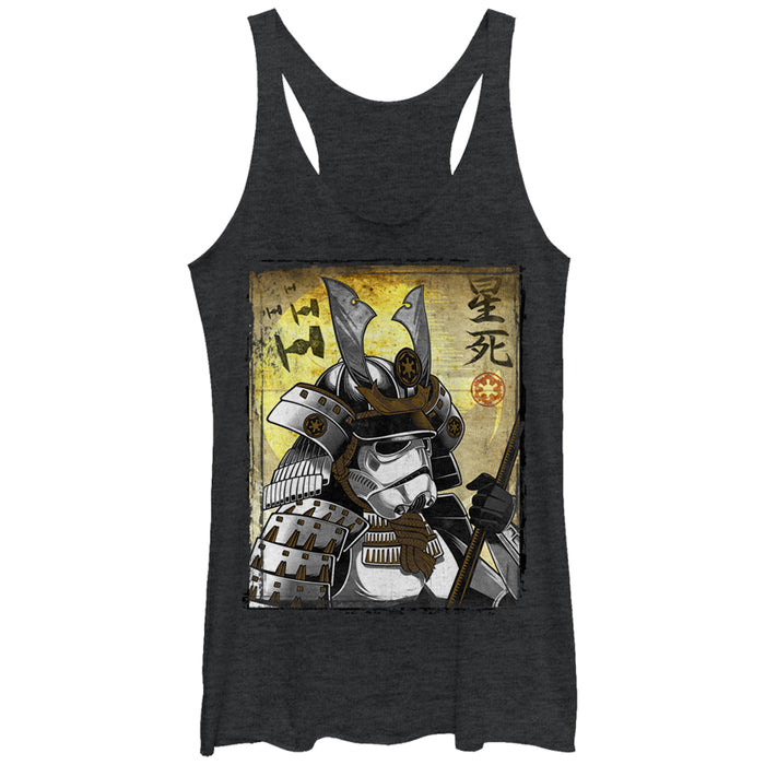 fifth sun Women's Star Wars Samurai Stormtrooper Racerback Tank Top