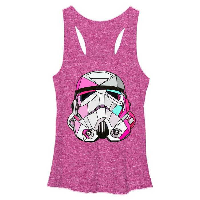 Fifth Sun Women's Star Wars Stained Glass Stormtrooper Racerback Tank Top
