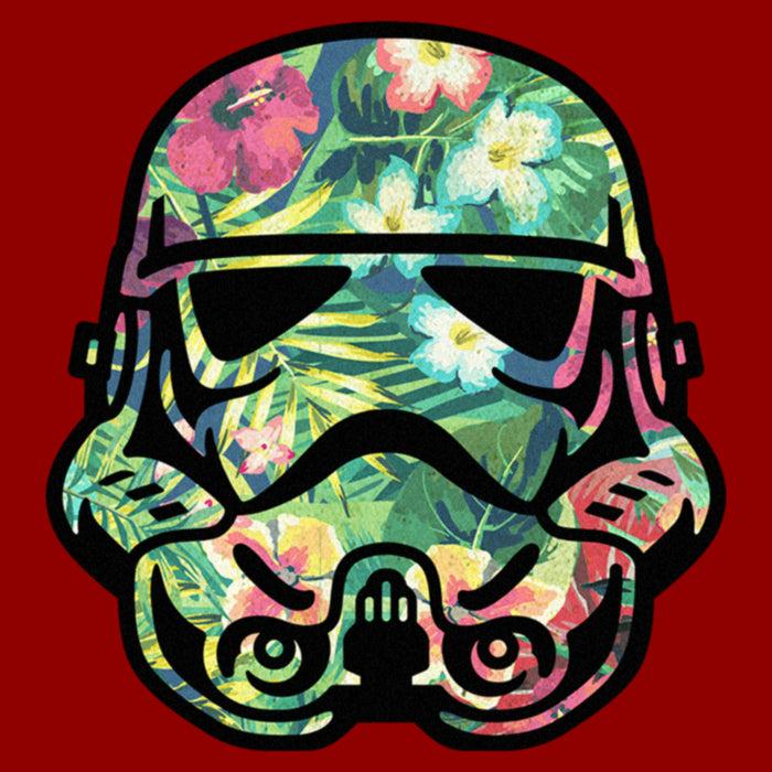 Fifth Sun Women's Star Wars Stormtrooper Tropical Portrait T-Shirt