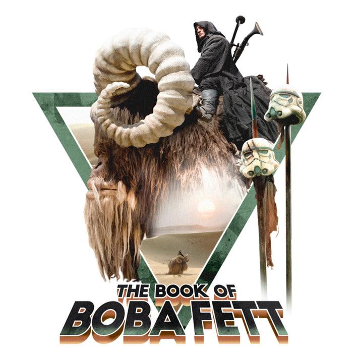 Fifth Sun Women's Star Wars: The Book Of Boba Fett Bantha Ride Boba T-Shirt