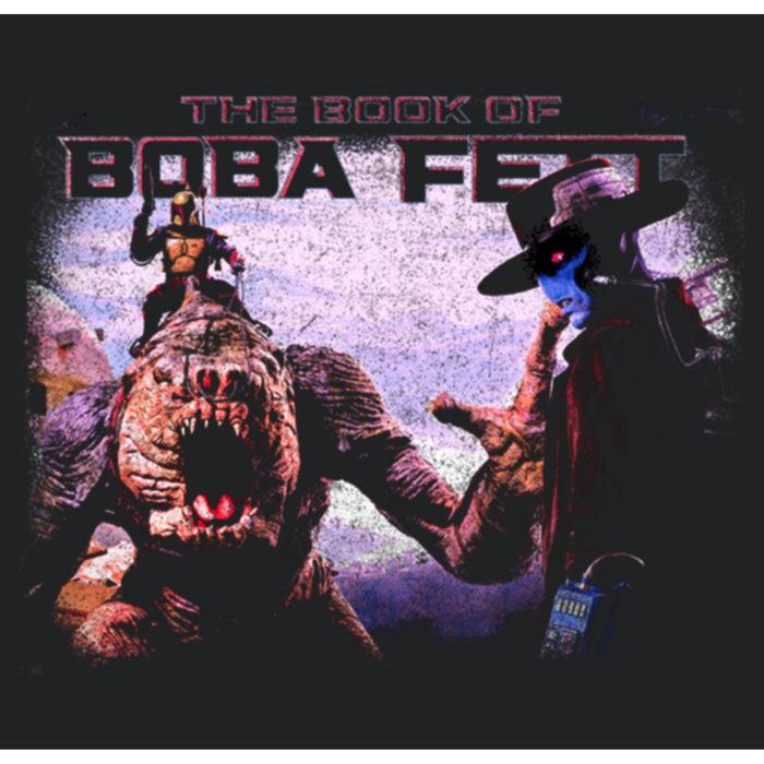 Fifth Sun Women's Star Wars: The Book Of Boba Fett Cad Bane Rancor And Boba Standoff Racerback Tank Top