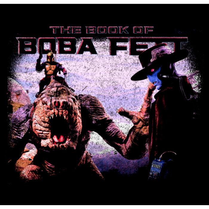 Fifth Sun Women's Star Wars: The Book Of Boba Fett Cad Bane Rancor And Boba Standoff T-Shirt