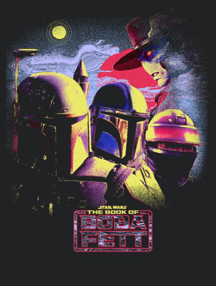 Fifth Sun Women's Star Wars: The Book Of Boba Fett Cad Bane Vs Shand Djarin & Boba Fett Racerback Tank Top