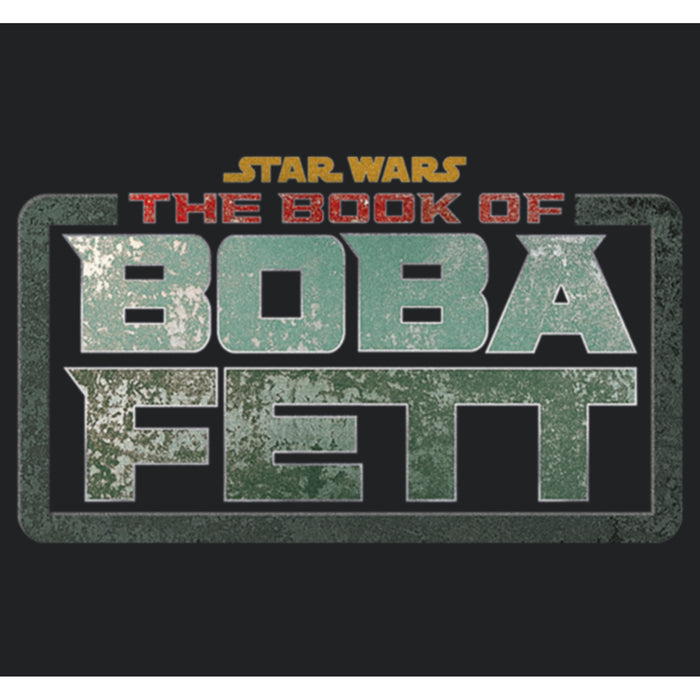 Fifth Sun Women's Star Wars: The Book Of Boba Fett Distressed Logo Racerback Tank Top