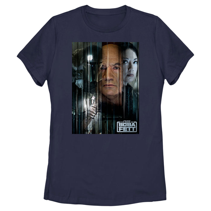 fifth sun Women's Star Wars: The Book of Boba Fett Faces Of Heroes On Tatooine T-Shirt