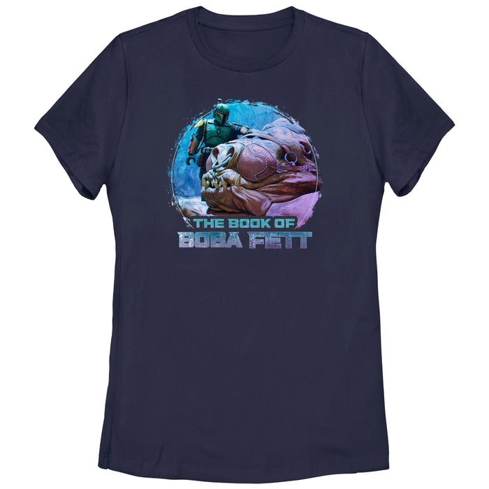 fifth sun Women's Star Wars: The Book of Boba Fett Rancor and Boba T-Shirt