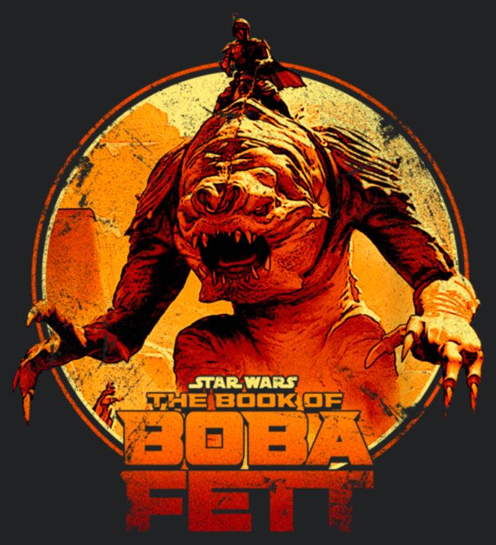 Fifth Sun Women's Star Wars: The Book Of Boba Fett Riding The Rancor Racerback Tank Top