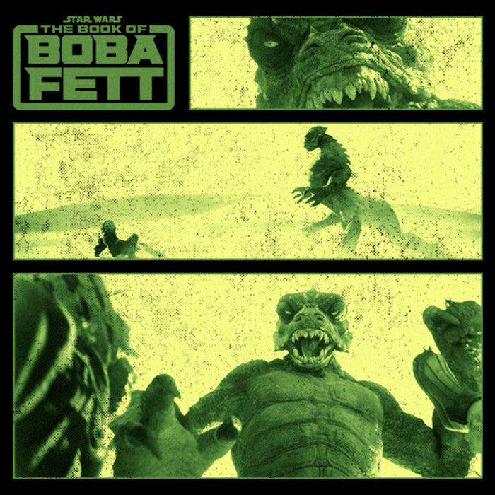 Fifth Sun Women's Star Wars: The Book Of Boba Fett Sand Creature Panel T-Shirt
