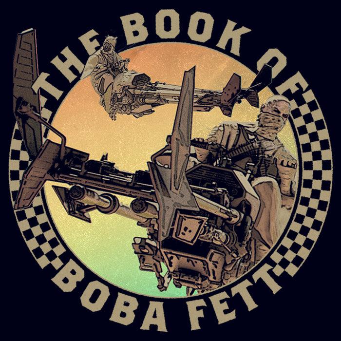 Fifth Sun Women's Star Wars: The Book Of Boba Fett Tusken Raiders On Speeders T-Shirt