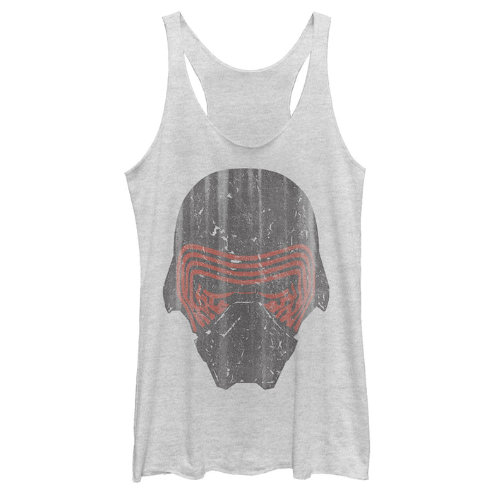 fifth sun Women's Star Wars The Force Awakens Kylo Ren Mask Racerback Tank Top