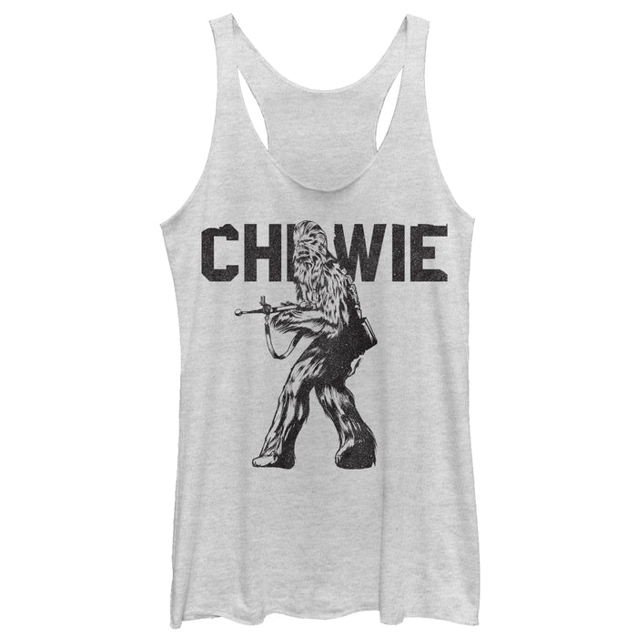 fifth sun Women's Star Wars The Last Jedi Chewie Racerback Tank Top