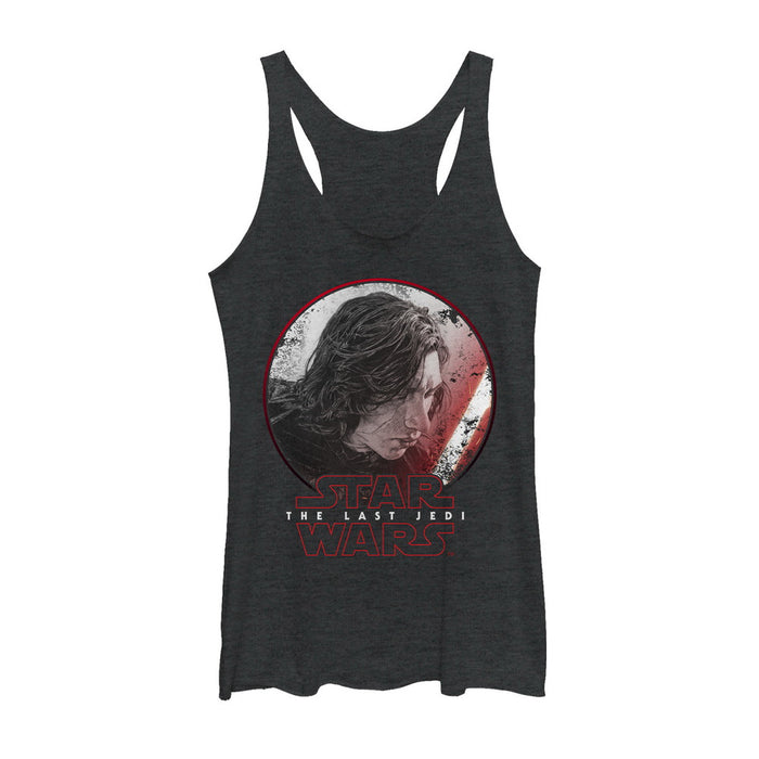 fifth sun Women's Star Wars The Last Jedi Kylo Ren Racerback Tank Top