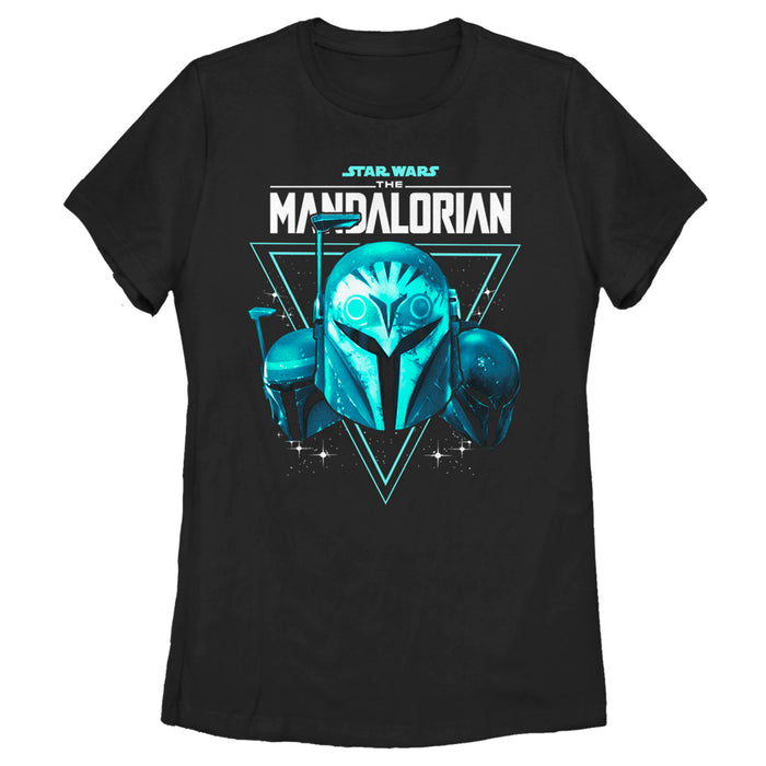 fifth sun Women's Star Wars: The Mandalorian Bo-Katan Nite Owl Helmets T-Shirt