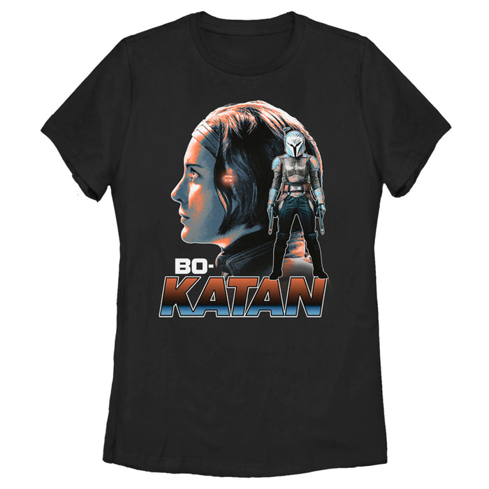 fifth sun Women's Star Wars: The Mandalorian Bo-Katan Portrait T-Shirt