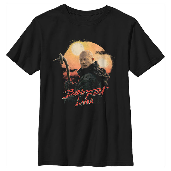fifth sun Women's Star Wars: The Mandalorian Boba Fett Lives T-Shirt