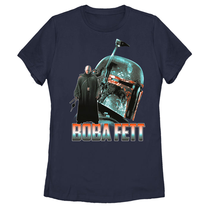 fifth sun Women's Star Wars: The Mandalorian Boba Fett Portrait T-Shirt