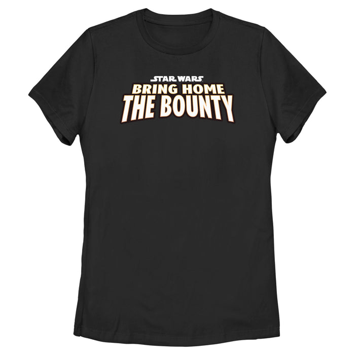 fifth sun Women's Star Wars: The Mandalorian Bring Home the Bounty T-Shirt