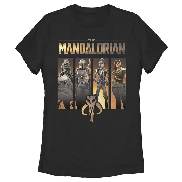 fifth sun Women's Star Wars: The Mandalorian Character Panel T-Shirt