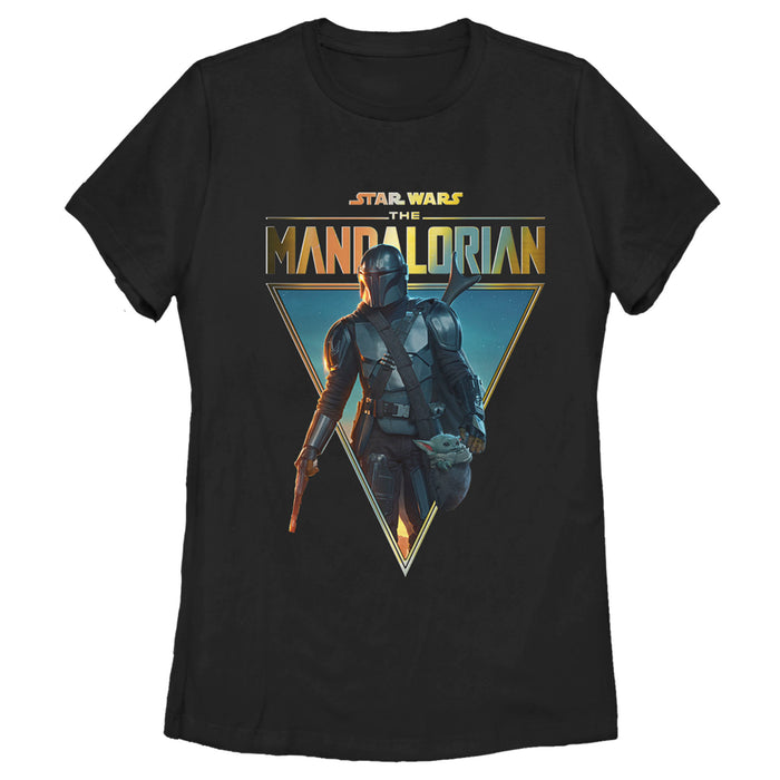 fifth sun Women's Star Wars: The Mandalorian Clan of Two T-Shirt