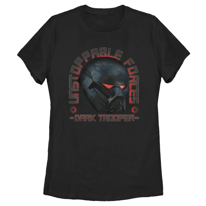fifth sun Women's Star Wars: The Mandalorian Dark Trooper Unstoppable Forces T-Shirt