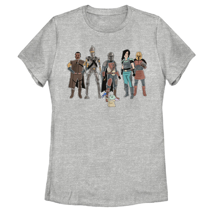 fifth sun Women's Star Wars: The Mandalorian Farewell on Nevarro T-Shirt