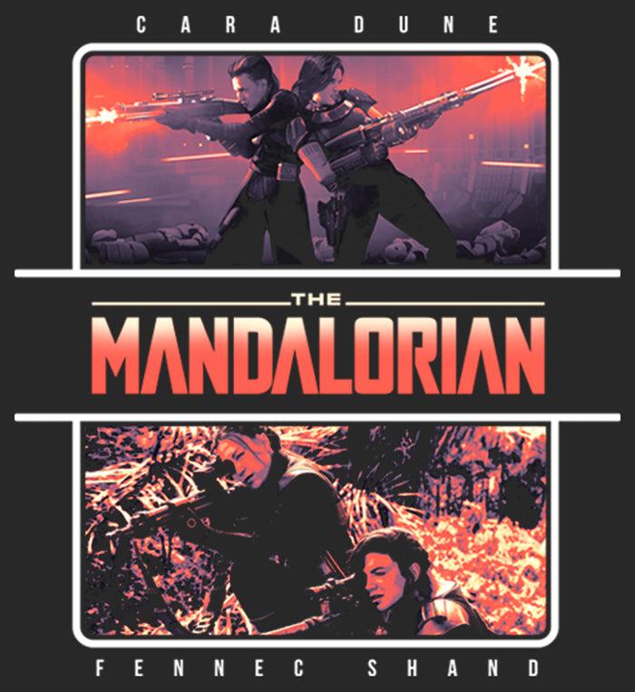 Fifth Sun Women's Star Wars: The Mandalorian Female Duo T-Shirt