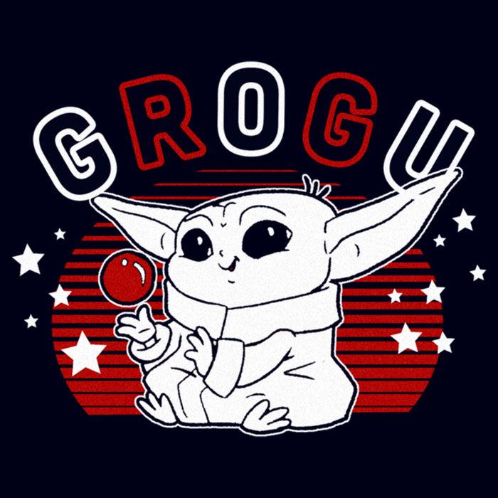 Fifth Sun Women's Star Wars: The Mandalorian Fourth Of July Cute Grogu T-Shirt