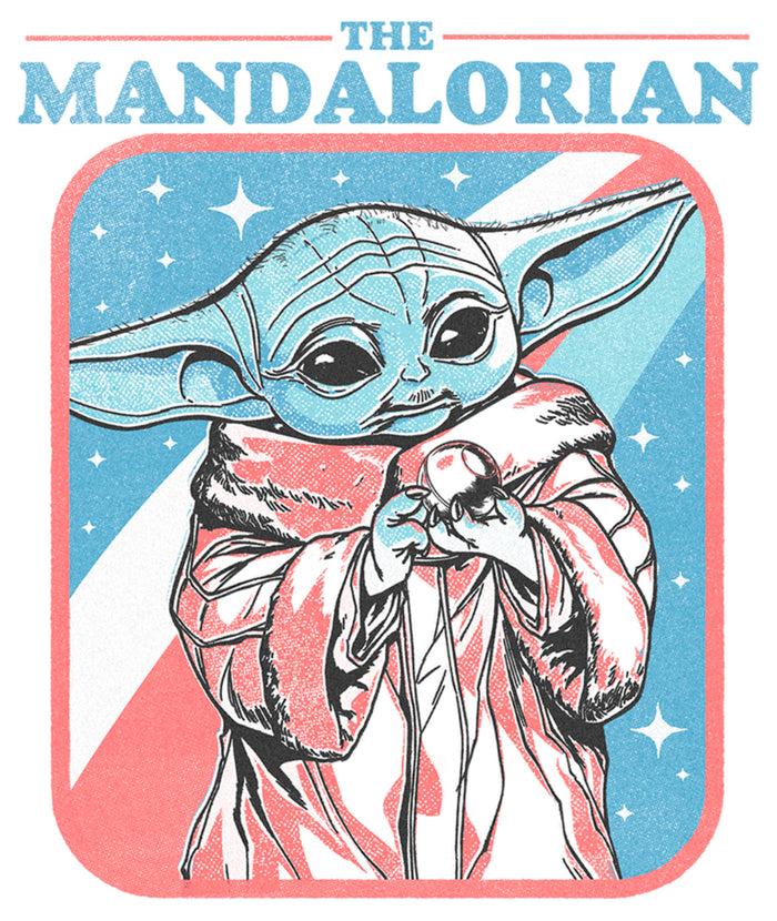 Fifth Sun Women's Star Wars: The Mandalorian Fourth Of July Grogu Stars And Stripes T-Shirt