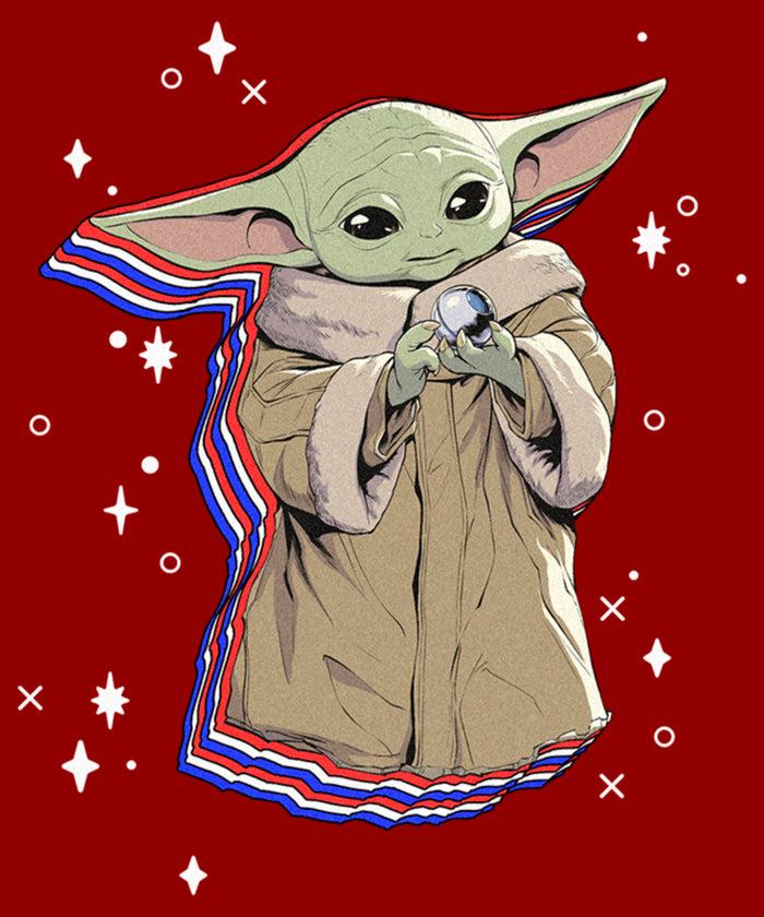 Fifth Sun Women's Star Wars: The Mandalorian Fourth Of July Grogu T-Shirt