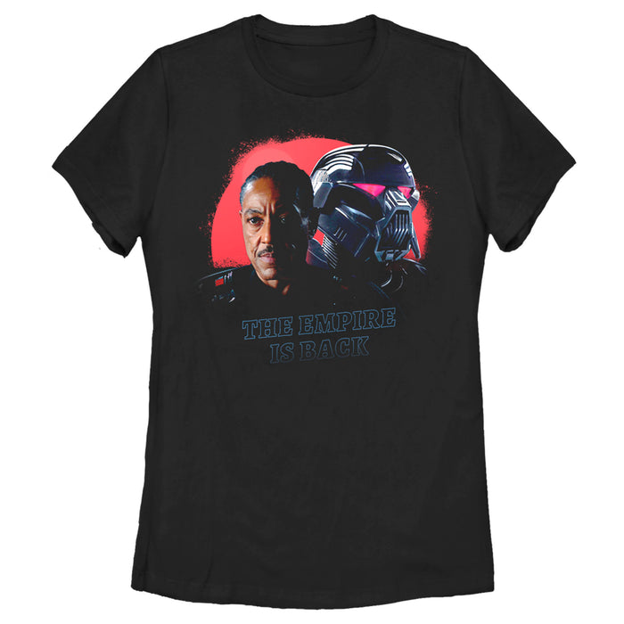 fifth sun Women's Star Wars: The Mandalorian Gideon Empire Is Back T-Shirt