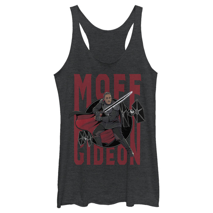 fifth sun Women's Star Wars: The Mandalorian Gideon Retrieve The Asset Racerback Tank Top