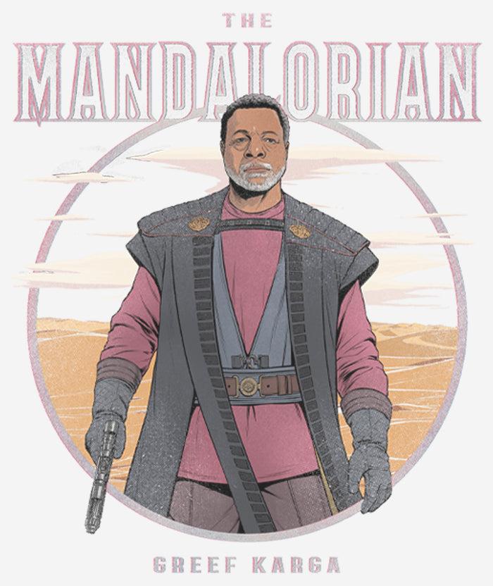 Fifth Sun Women's Star Wars: The Mandalorian Greef Karga Portrait T-Shirt