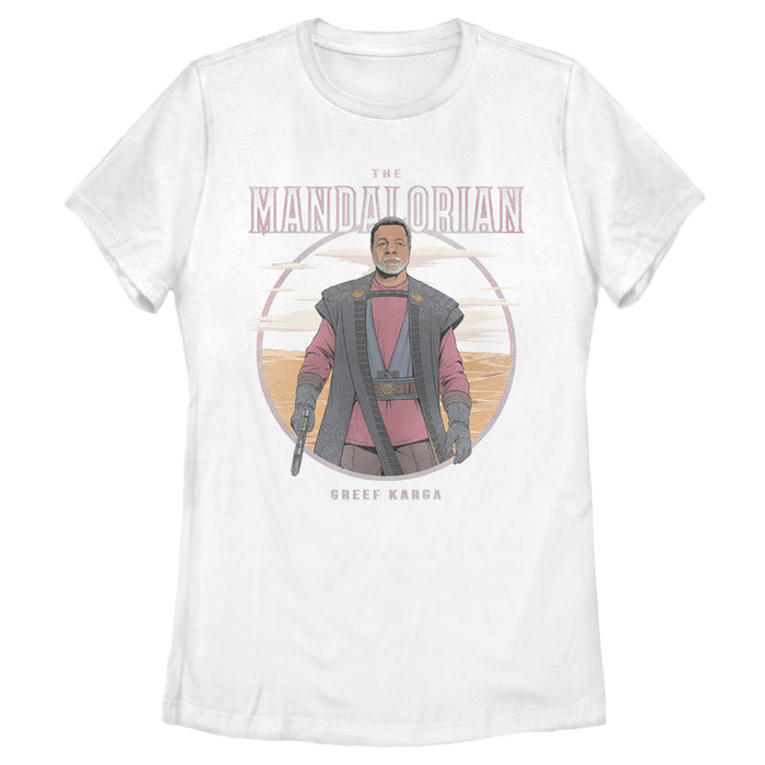 fifth sun Women's Star Wars: The Mandalorian Greef Karga Portrait T-Shirt