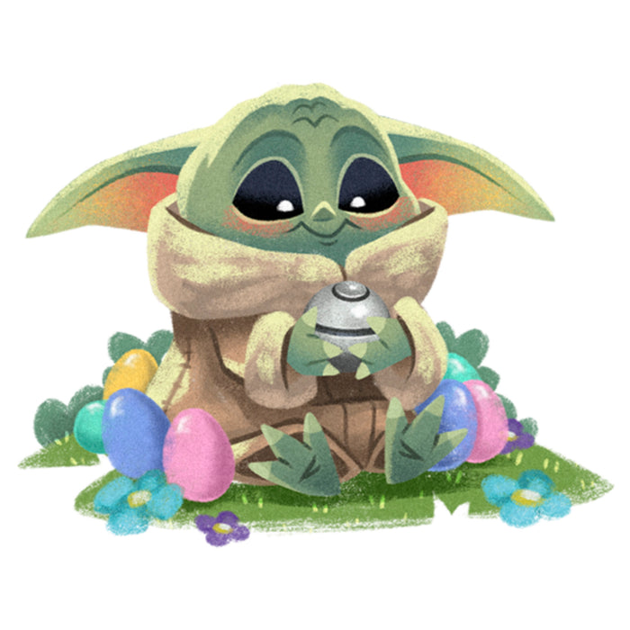 Fifth Sun Women's Star Wars: The Mandalorian Grogu Easter Egg Collector T-Shirt