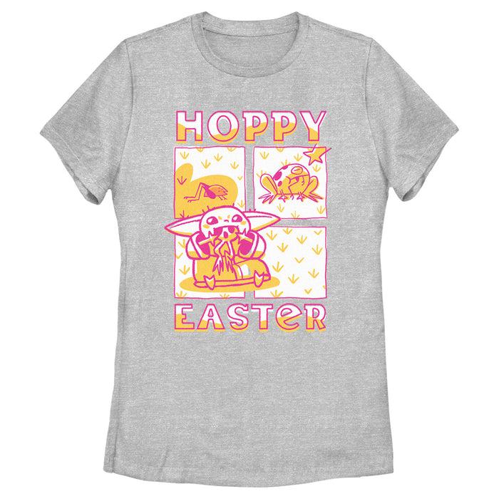 fifth sun Women's Star Wars: The Mandalorian Grogu Hoppy Easter T-Shirt