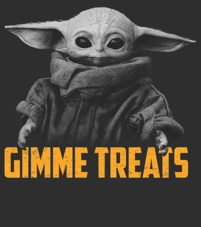 Fifth Sun Women's Star Wars: The Mandalorian Halloween Grogu Gimme Treats Racerback Tank Top