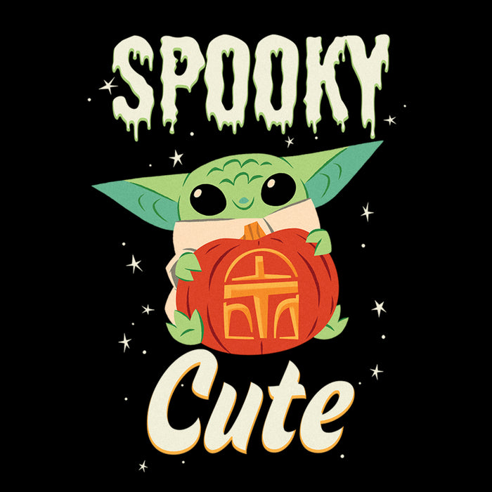 Fifth Sun Women's Star Wars: The Mandalorian Halloween Grogu Spooky Cute Pumpkin T-Shirt
