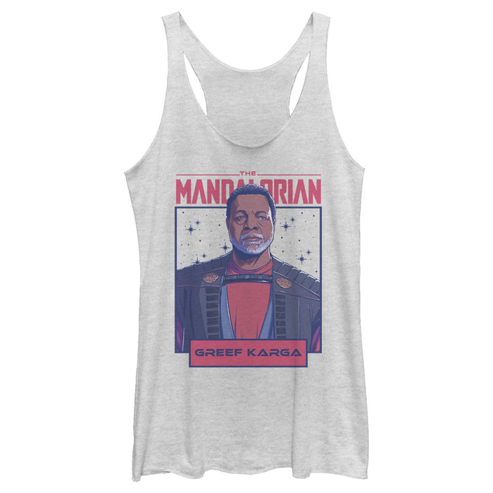 fifth sun Women's Star Wars: The Mandalorian Karga Your Only Hope Racerback Tank Top