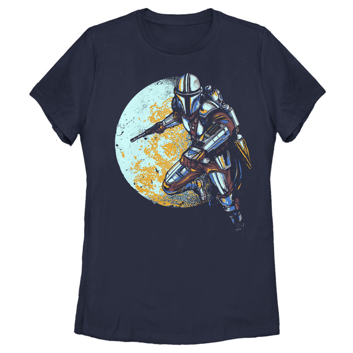 fifth sun Women's Star Wars: The Mandalorian Mandalore's Moon T-Shirt
