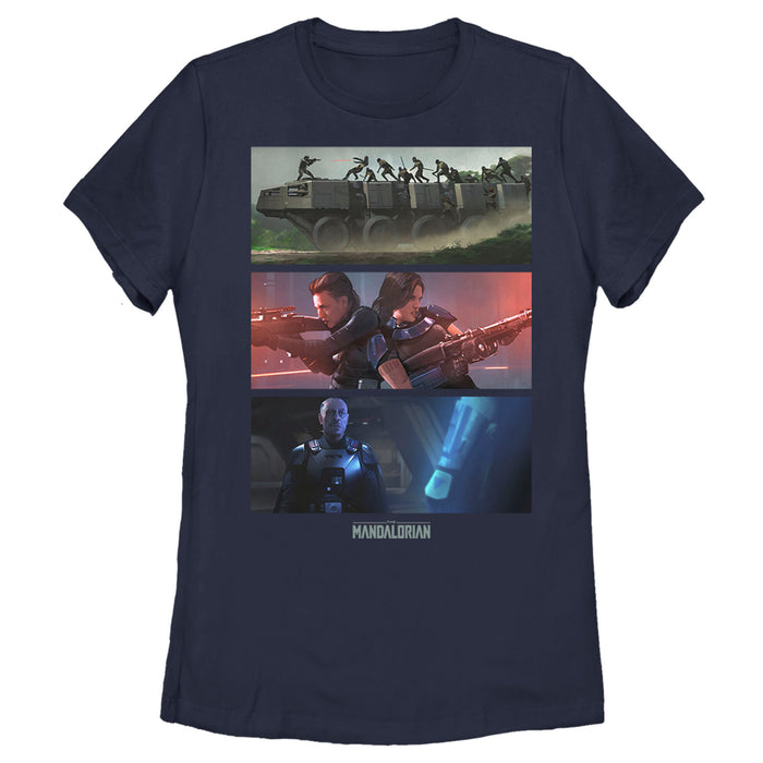 fifth sun Women's Star Wars: The Mandalorian Playtime on Morak T-Shirt