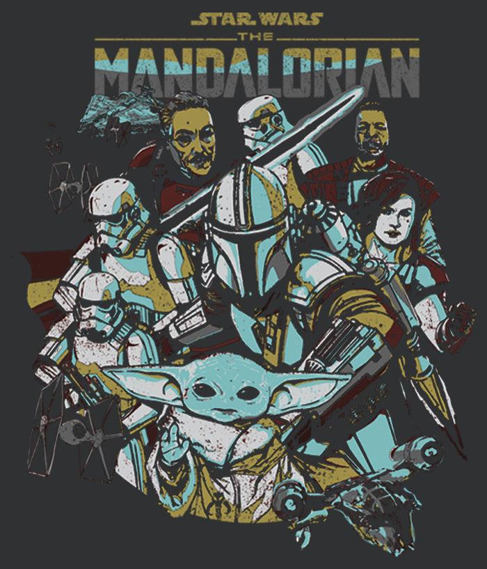 Fifth Sun Women's Star Wars: The Mandalorian Protect The Child Racerback Tank Top