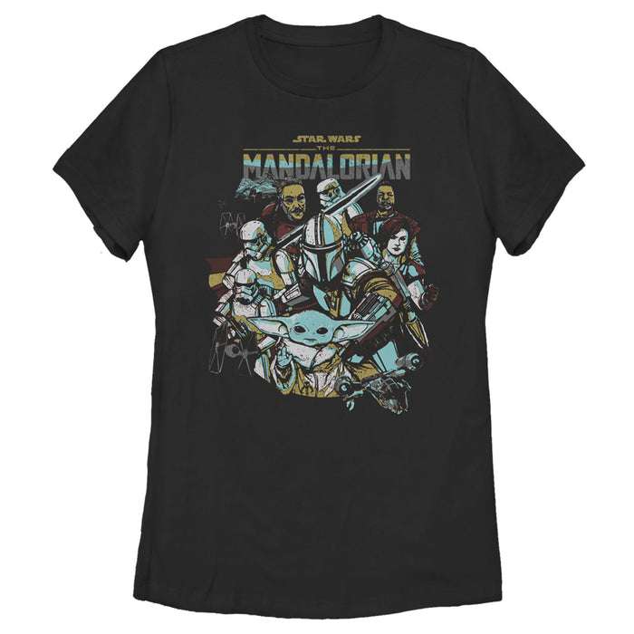fifth sun Women's Star Wars: The Mandalorian Protect The Child T-Shirt