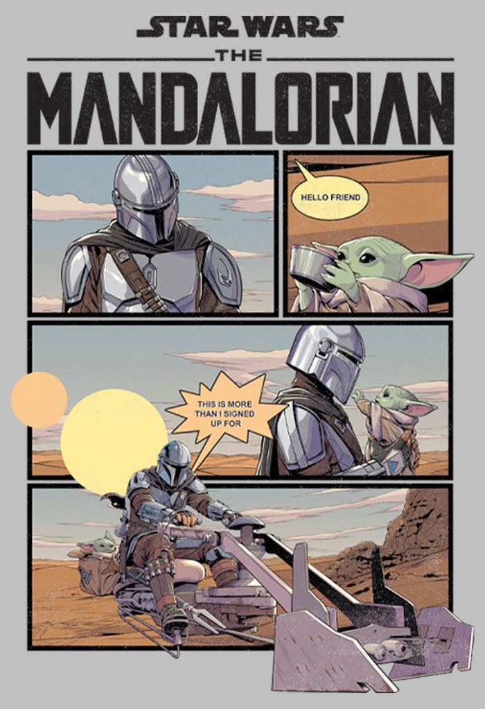 Fifth Sun Women's Star Wars: The Mandalorian Rescue The Child T-Shirt