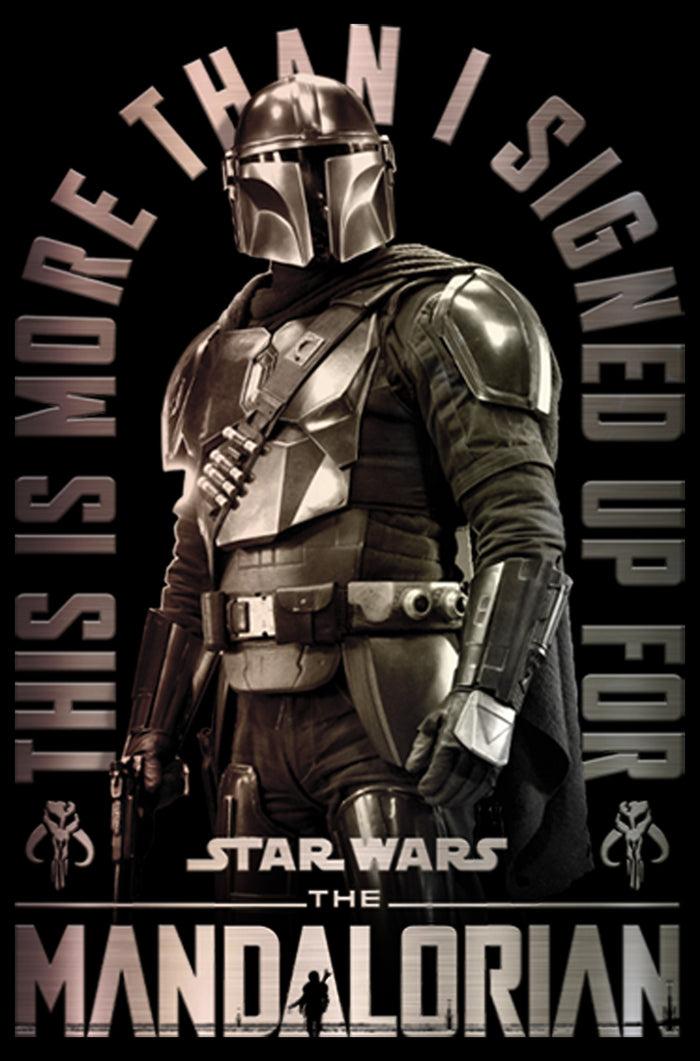 Fifth Sun Women's Star Wars: The Mandalorian Shining Mando Racerback Tank Top