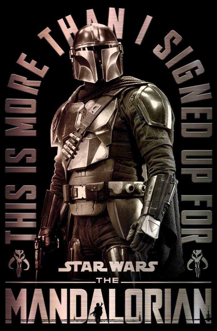 Fifth Sun Women's Star Wars: The Mandalorian Shining Mando T-Shirt