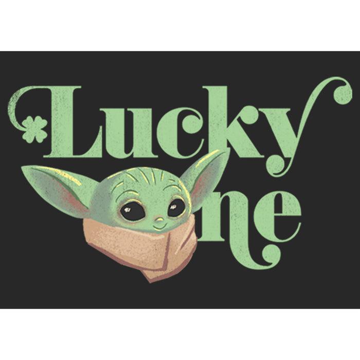 Fifth Sun Women's Star Wars: The Mandalorian St. Patrick's Day Grogu Lucky One T-Shirt