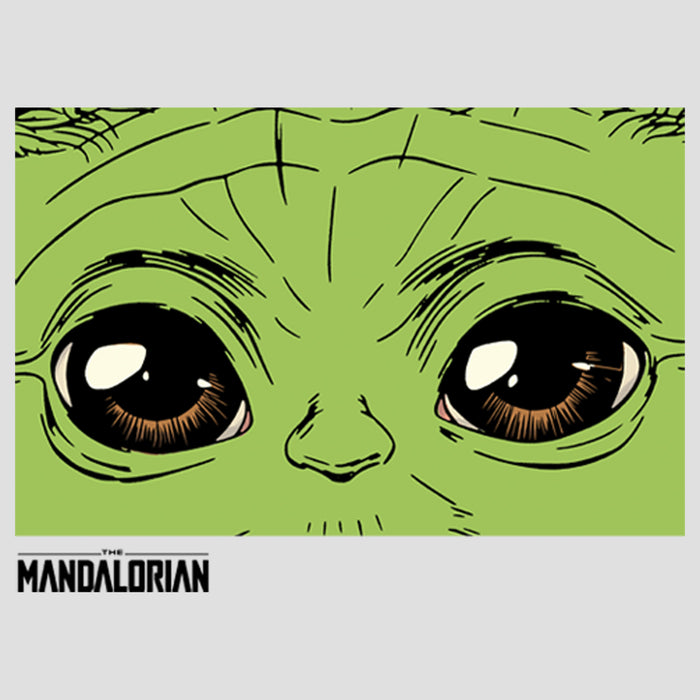 Fifth Sun Women's Star Wars: The Mandalorian The Child Hypnotic Eyes Racerback Tank Top